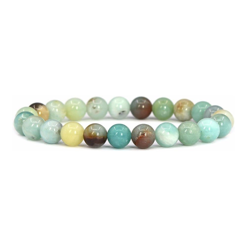 Amazonite Crystal Beaded Bracelet