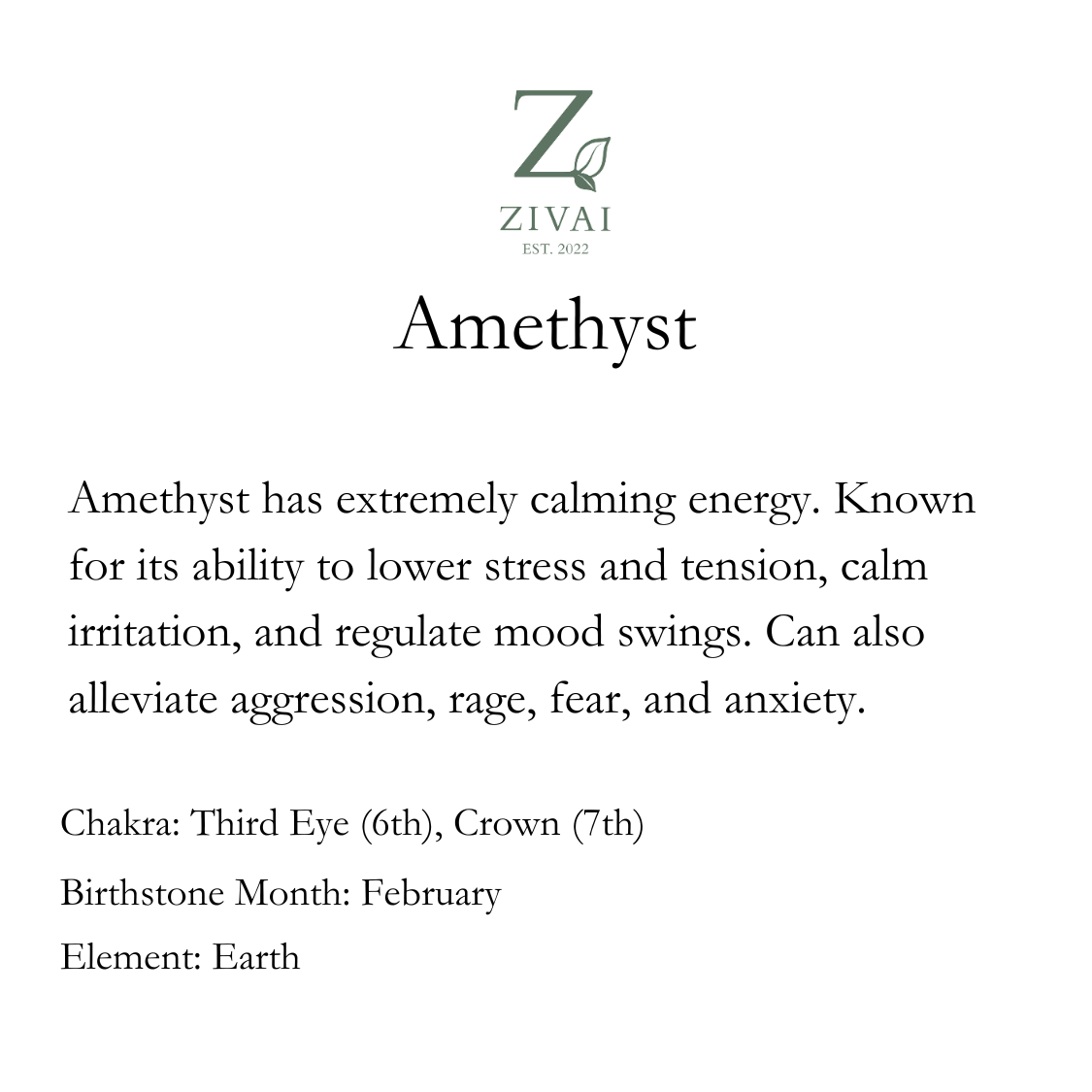 Amethyst - Zivai