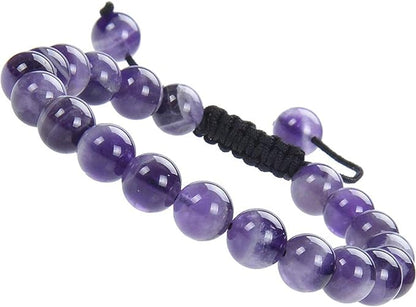 Amethyst Crystal Beaded Bracelet - Zivai